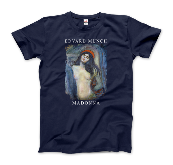 Edvard Munch - Madonna 1894 Artwork T - Shirt Men / Navy S