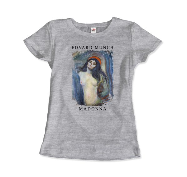 Edvard Munch - Madonna 1894 Artwork T - Shirt Women / Heather Grey S
