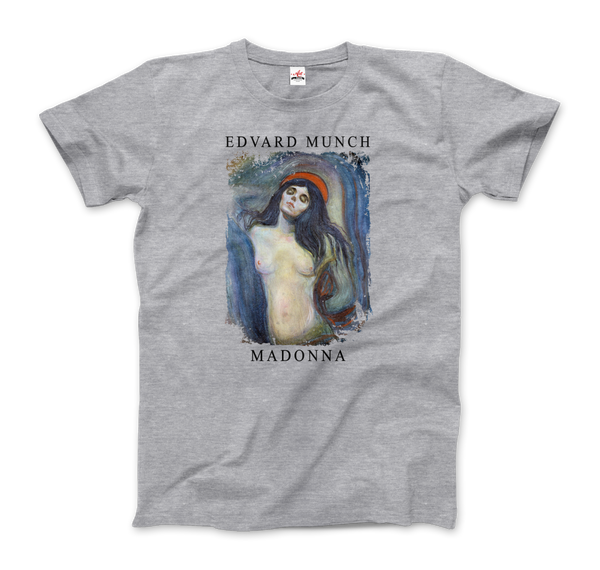Edvard Munch - Madonna 1894 Artwork T - Shirt Men / Heather Grey S