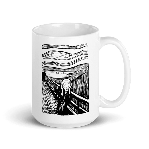 Edvard Munch - The Scream - Sketch Artwork Mug - Mug