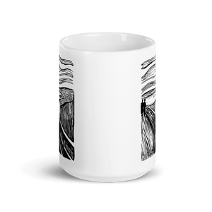 Edvard Munch - The Scream - Sketch Artwork Mug - Mug