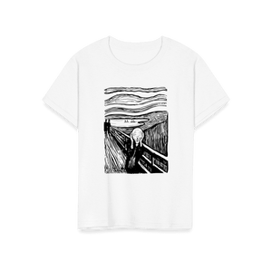 Edvard Munch - The Scream - Sketch Artwork T-Shirt - Art-O-Rama Shop