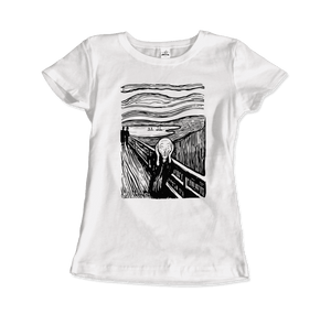 Edvard Munch - The Scream - Sketch Artwork T-Shirt - Art-O-Rama Shop