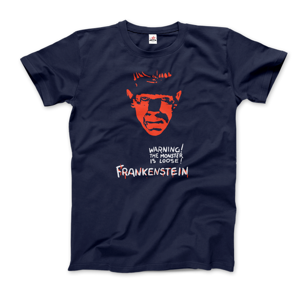 Frankenstein - 30s Sci - Fi Horror Movie T - Shirt Men / Navy S