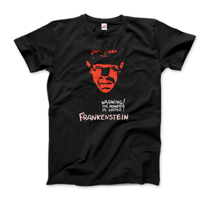 Frankenstein - 30s Sci - Fi Horror Movie T - Shirt Men / Black S