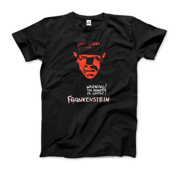 Frankenstein - 30s Sci - Fi Horror Movie T - Shirt Men / Black S