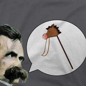 Friedrich Nietzche - Turin Horse Comic Style T-Shirt - T-Shirt