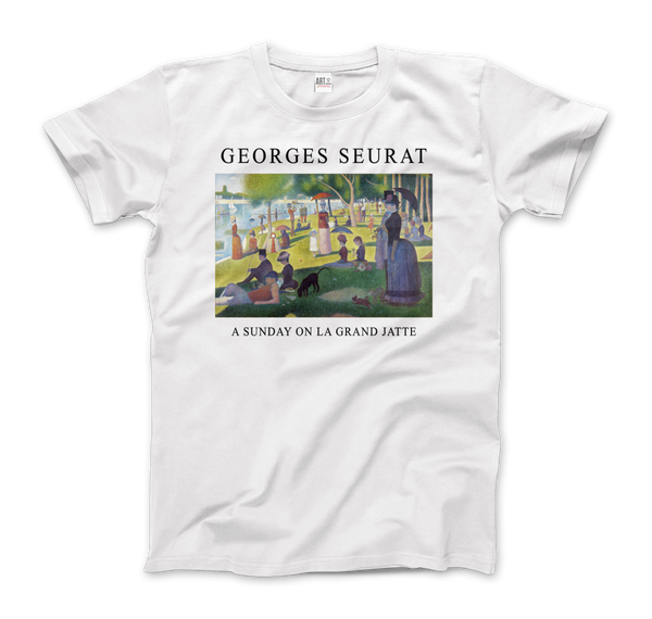 Georges Seurat - Sunday on La Grand Jatte Art T-Shirt - Men (Unisex) / White / S - T-Shirt