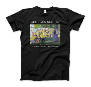 Georges Seurat - Sunday on La Grand Jatte Art T-Shirt - Men (Unisex) / Black / S - T-Shirt