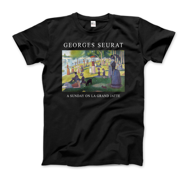 Georges Seurat - Sunday on La Grand Jatte Art T-Shirt - Men (Unisex) / Black / S - T-Shirt