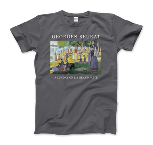 Georges Seurat - Sunday on La Grand Jatte Art T-Shirt - Men (Unisex) / Charcoal / S - T-Shirt