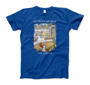Georges Seurat - The Circus Artwork T-Shirt - Men (Unisex) / Royal Blue / S - T-Shirt
