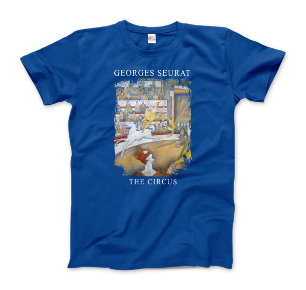 Georges Seurat - The Circus Artwork T-Shirt - Men (Unisex) / Royal Blue / S - T-Shirt