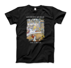 Georges Seurat - The Circus Artwork T-Shirt - Men (Unisex) / Black / S - T-Shirt