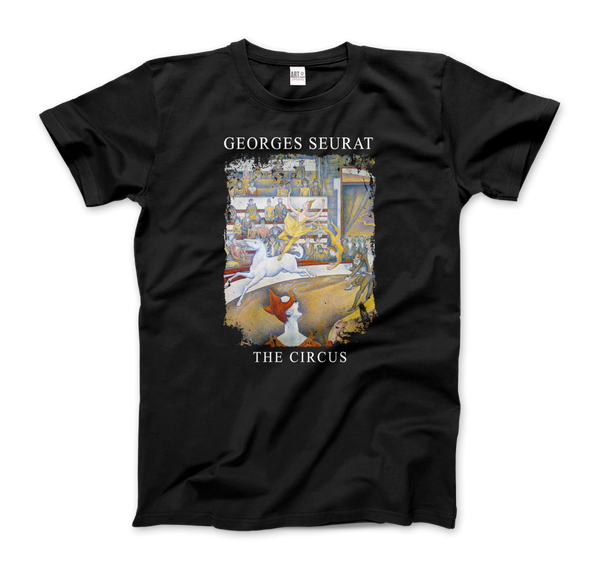 Georges Seurat - The Circus Artwork T-Shirt - Men (Unisex) / Black / S - T-Shirt