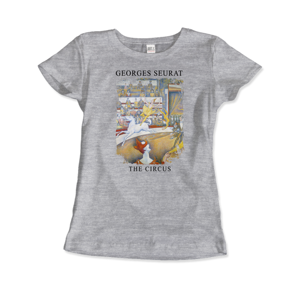 Georges Seurat - The Circus Artwork T-Shirt - Women (Fitted) / Heather Grey / S - T-Shirt