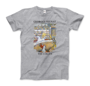 Georges Seurat - The Circus Artwork T-Shirt - Men (Unisex) / Heather Grey / S - T-Shirt
