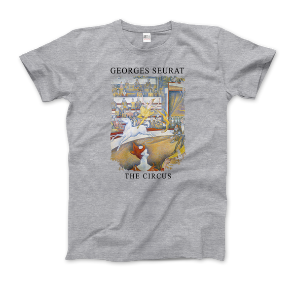 Georges Seurat - The Circus Artwork T-Shirt - Men (Unisex) / Heather Grey / S - T-Shirt