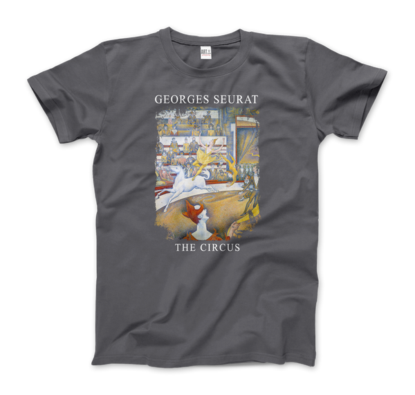 Georges Seurat - The Circus Artwork T-Shirt - Men (Unisex) / Charcoal / S - T-Shirt