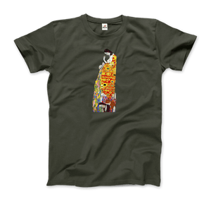 Gustav Klimt Hope II 1908 Artwork T-Shirt - Men / Military Green / S - T-Shirt