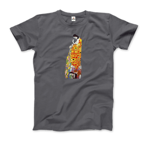 Gustav Klimt Hope II 1908 Artwork T-Shirt - Men / Charcoal / S - T-Shirt