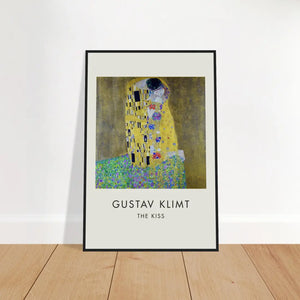 Gustav Klimt The Kiss 1908 Artwork Poster - Poster