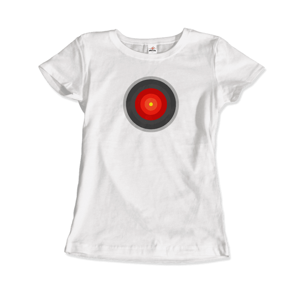 Hal 9000 Concept Design - 2001 Movie T-Shirt - Women / White / S - T-Shirt