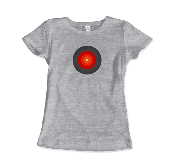 Hal 9000 Concept Design - 2001 Movie T-Shirt - Women / Heather Grey / S - T-Shirt