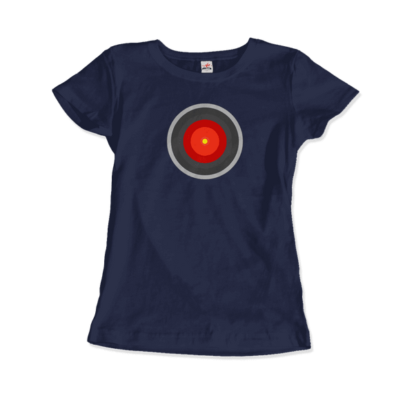 Hal 9000 Concept Design - 2001 Movie T-Shirt - Women / Navy / S - T-Shirt