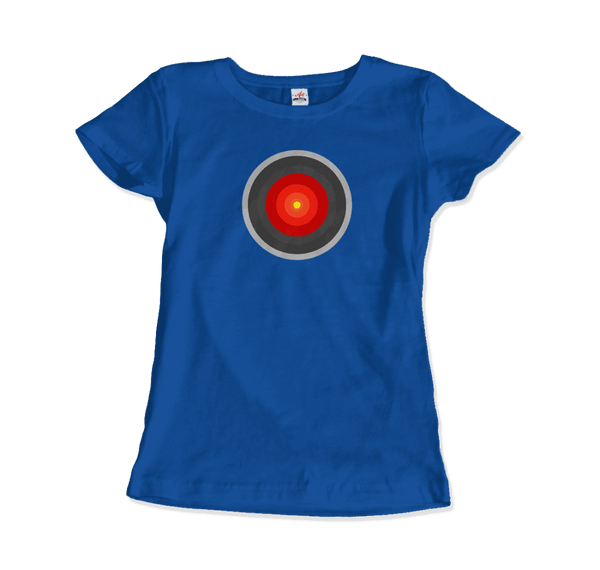 Hal 9000 Concept Design - 2001 Movie T-Shirt - Women / Royal Blue / S - T-Shirt
