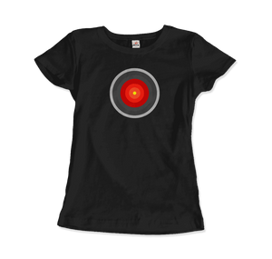 Hal 9000 Concept Design - 2001 Movie T-Shirt - Women / Black / S - T-Shirt