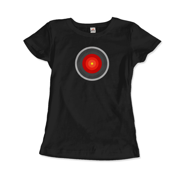 Hal 9000 Concept Design - 2001 Movie T-Shirt - Women / Black / S - T-Shirt
