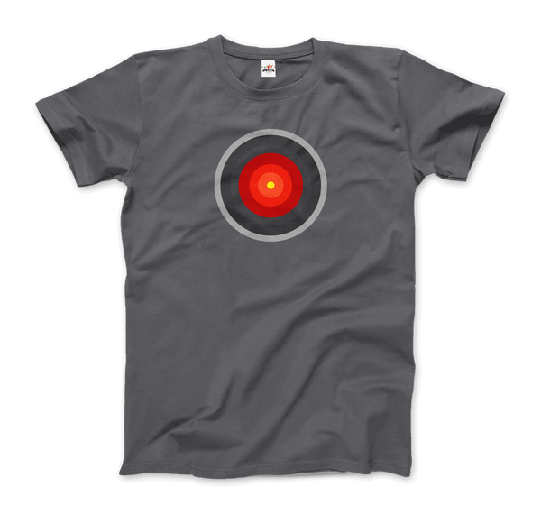 Hal 9000 Concept Design - 2001 Movie T-Shirt - Men / Charcoal / S - T-Shirt