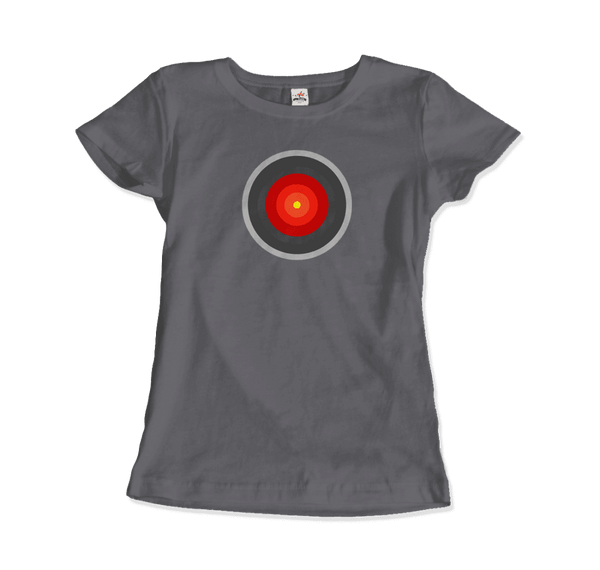 Hal 9000 Concept Design - 2001 Movie T-Shirt - Women / Charcoal / S - T-Shirt