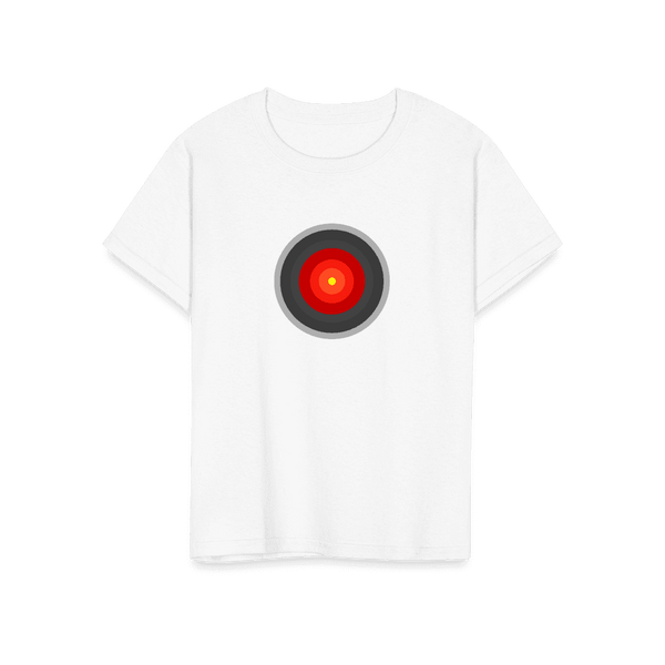 Hal 9000 Concept Design - 2001 Movie T-Shirt - Youth / White / S - T-Shirt