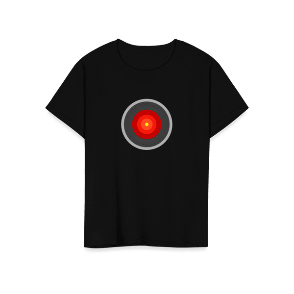 Hal 9000 Concept Design - 2001 Movie T-Shirt - Youth / Black / S - T-Shirt