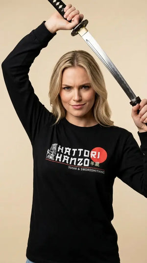 Hattori Hanzo Sushi and Swordsmithing Long Sleeve Shirt - Long Sleeve Shirt