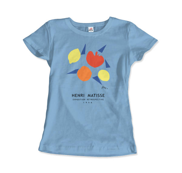 Henri Matisse - Exposition Rétrospective T - Shirt - Women (Fitted) / Light Blue / S - T - Shirt