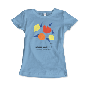 Henri Matisse - Exposition Rétrospective T - Shirt - Women (Fitted) / Light Blue / S - T - Shirt