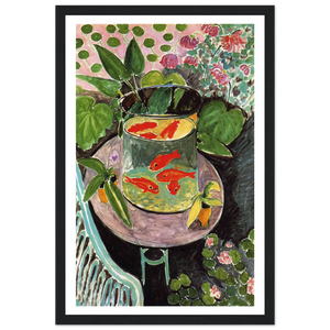 Henri Matisse Goldfish 1912 Artwork Poster - Matte / 12 x 18″ (30 x 45cm) / Black - Poster