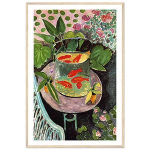 Henri Matisse Goldfish 1912 Artwork Poster - Matte / 24 x 36″ (60 x 90cm) / Wood - Poster