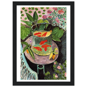 Henri Matisse Goldfish 1912 Artwork Poster - Matte / 8 x 12″ (21 x 29.7cm) / Black - Poster