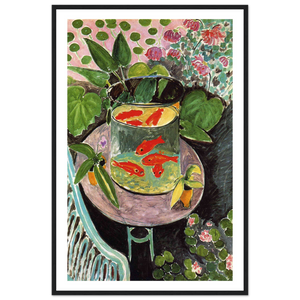 Henri Matisse Goldfish 1912 Artwork Poster - Matte / 24 x 36″ (60 x 90cm) / Black - Poster
