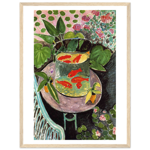 Henri Matisse Goldfish 1912 Artwork Poster - Matte / 18 x 24″ (45 x 60cm) / Wood - Poster