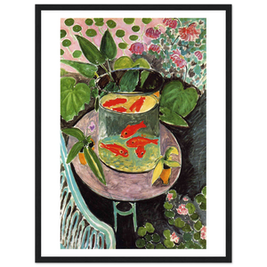 Henri Matisse Goldfish 1912 Artwork Poster - Matte / 18 x 24″ (45 x 60cm) / Black - Poster