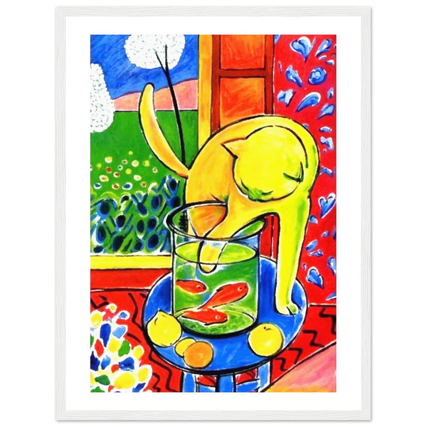 Henri Matisse The Cat With Red Fishes 1914 Poster - Matte / 18 x 24″ (45 x 60cm) / White - Poster