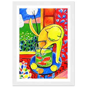 Henri Matisse The Cat With Red Fishes 1914 Poster - Matte / 8 x 12″ (21 x 29.7cm) / White - Poster