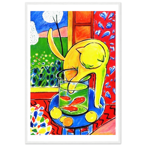 Henri Matisse The Cat With Red Fishes 1914 Poster - Matte / 24 x 36″ (60 x 90cm) / White - Poster