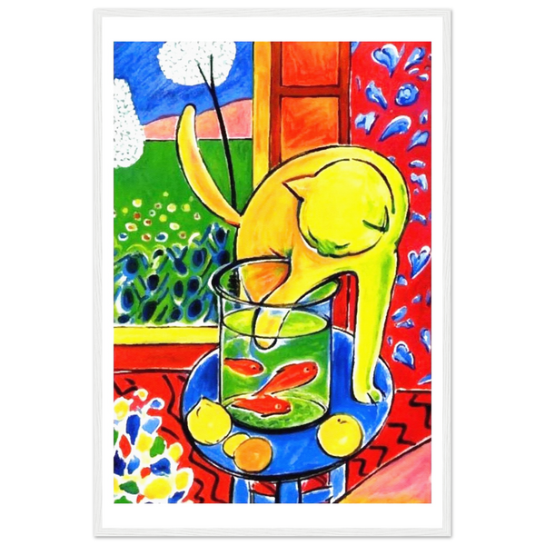 Henri Matisse The Cat With Red Fishes 1914 Poster - Matte / 24 x 36″ (60 x 90cm) / White - Poster