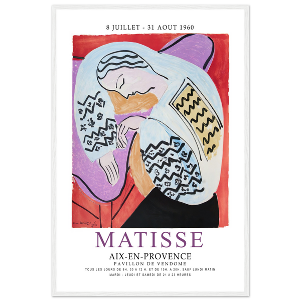 Henri Matisse The Dream - Aix-En-Provence Exhibition Poster - Matte / 24 x 36″ (60 x 90cm) / White - Poster